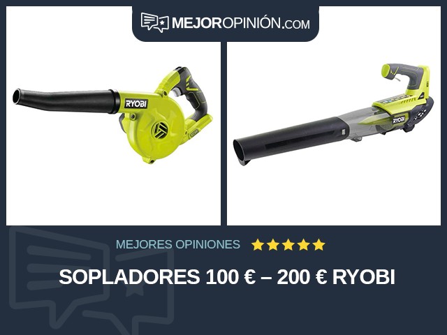 Sopladores 100 € – 200 € RYOBI