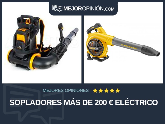 Sopladores Más de 200 € Eléctrico