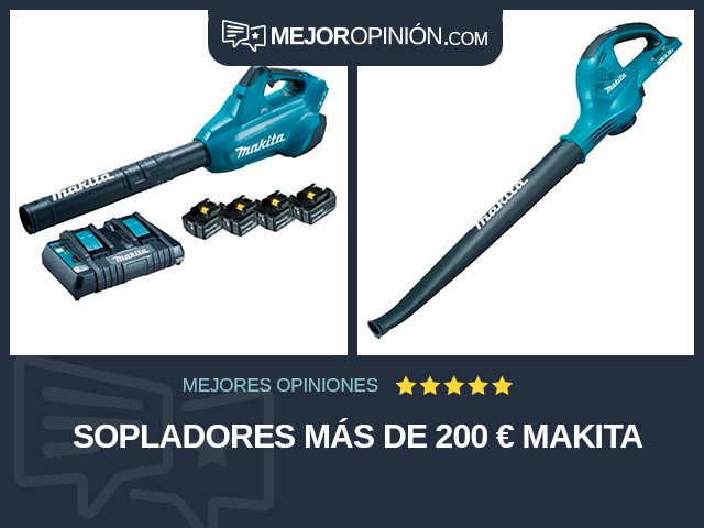 Sopladores Más de 200 € Makita