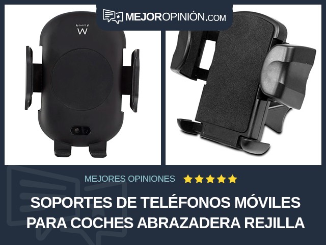 Soportes de teléfonos móviles para coches Abrazadera Rejilla de ventilación