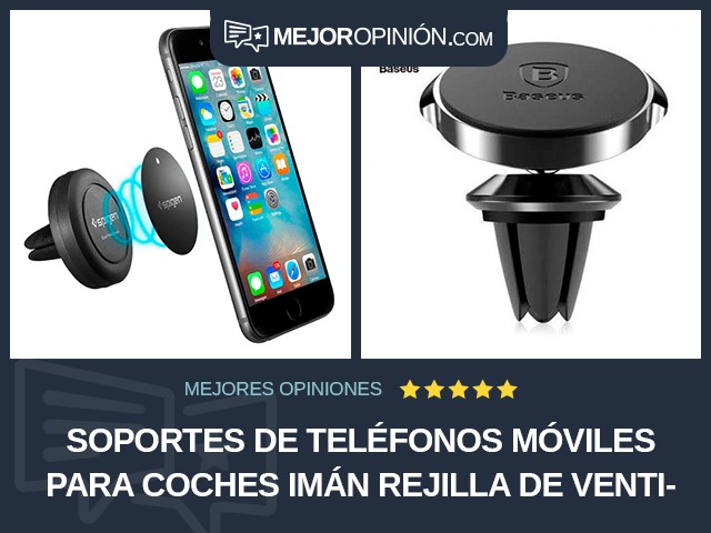 Soportes de teléfonos móviles para coches Imán Rejilla de ventilación