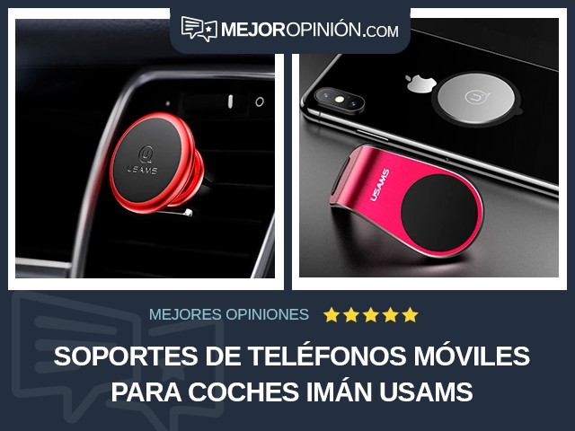 Soportes de teléfonos móviles para coches Imán USAMS