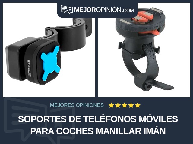 Soportes de teléfonos móviles para coches Manillar Imán