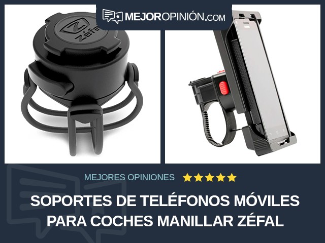 Soportes de teléfonos móviles para coches Manillar Zéfal