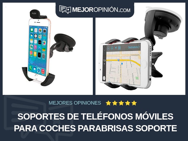 Soportes de teléfonos móviles para coches Parabrisas Soporte para vehículo