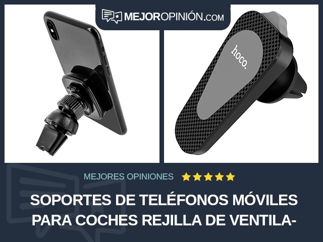 Soportes de teléfonos móviles para coches Rejilla de ventilación HOCO