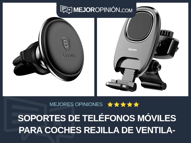 Soportes de teléfonos móviles para coches Rejilla de ventilación Imán