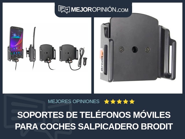 Soportes de teléfonos móviles para coches Salpicadero Brodit