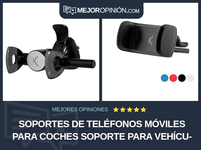 Soportes de teléfonos móviles para coches Soporte para vehículo ksix