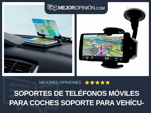 Soportes de teléfonos móviles para coches Soporte para vehículo Parabrisas