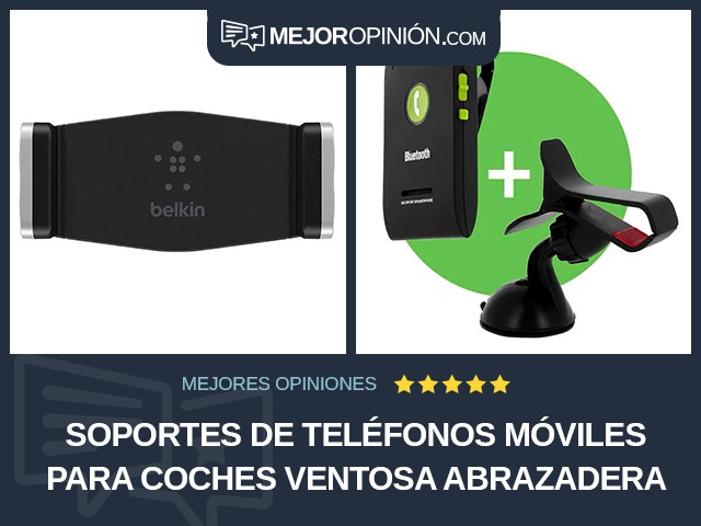 Soportes de teléfonos móviles para coches Ventosa Abrazadera