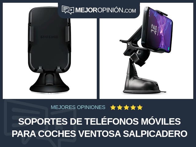 Soportes de teléfonos móviles para coches Ventosa Salpicadero