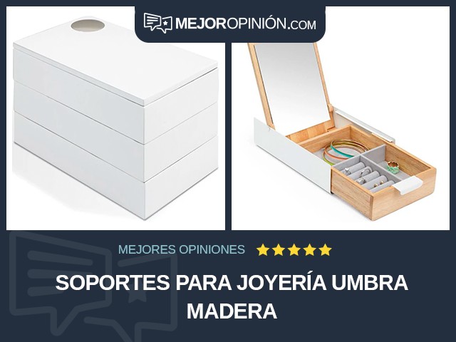 Soportes para joyería Umbra Madera