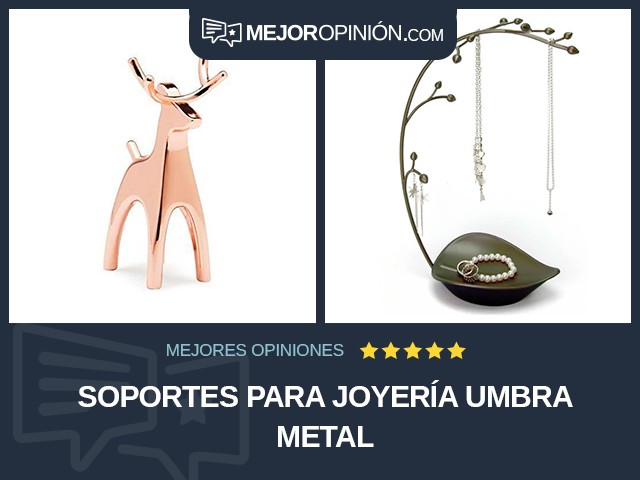 Soportes para joyería Umbra Metal