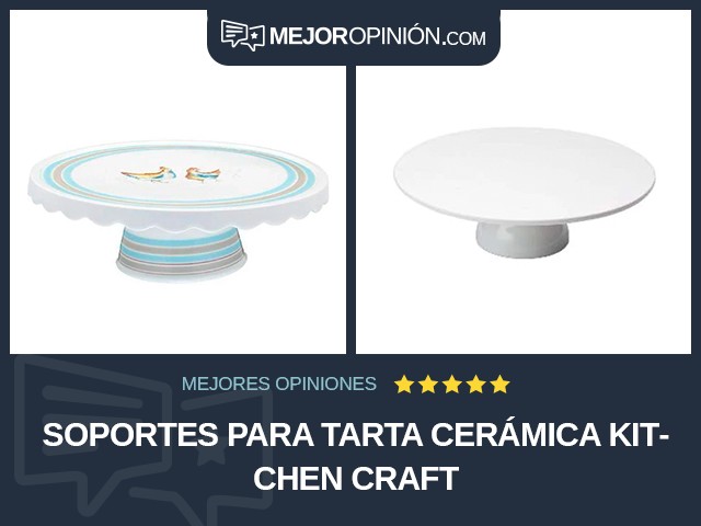 Soportes para tarta Cerámica Kitchen Craft