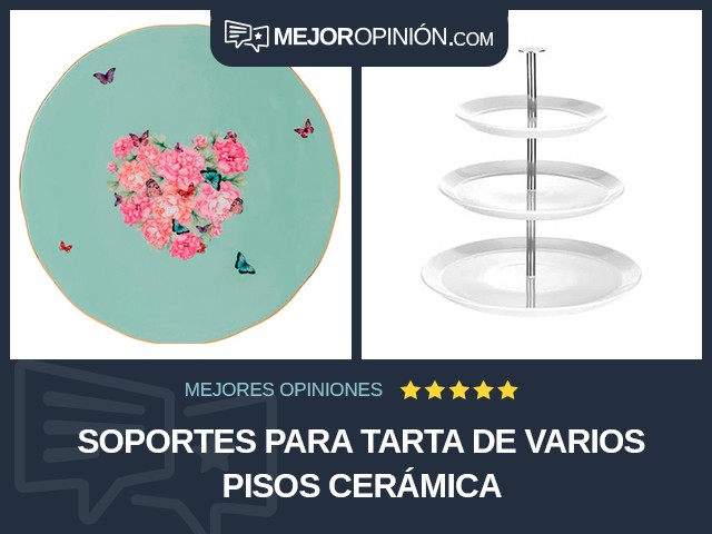 Soportes para tarta De varios pisos Cerámica