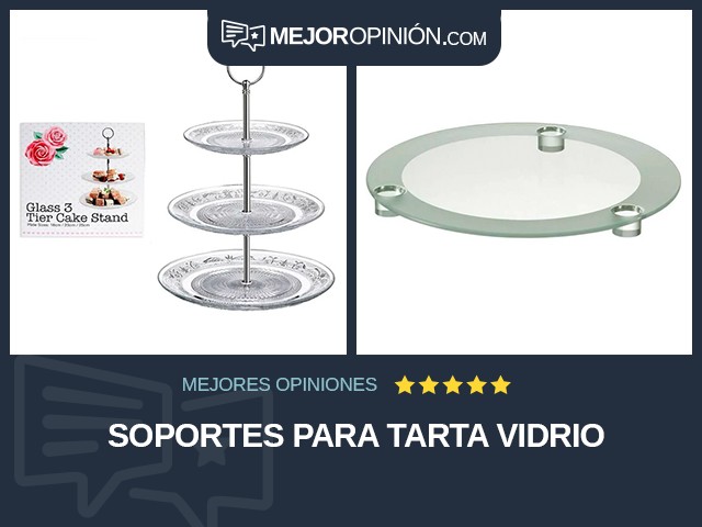 Soportes para tarta Vidrio