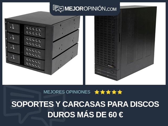 Soportes y carcasas para discos duros Más de 60 €