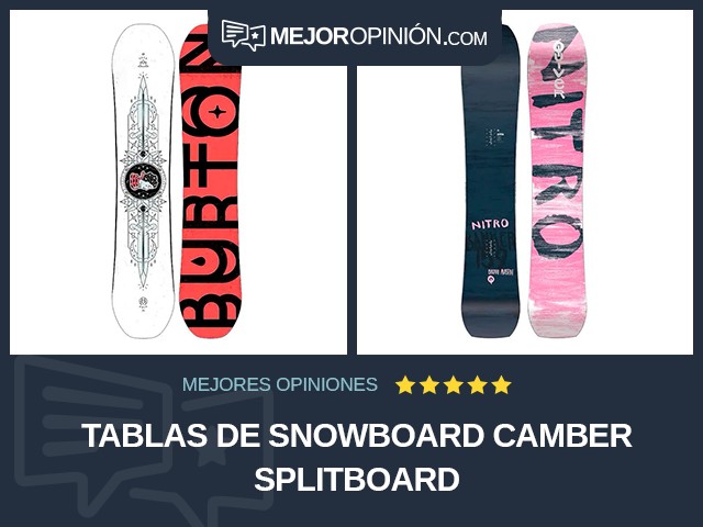 Tablas de snowboard Camber Splitboard