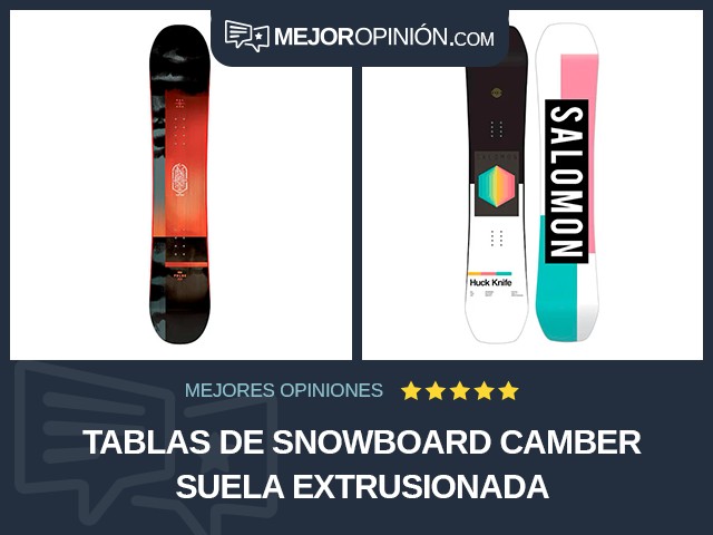 Tablas de snowboard Camber Suela extrusionada