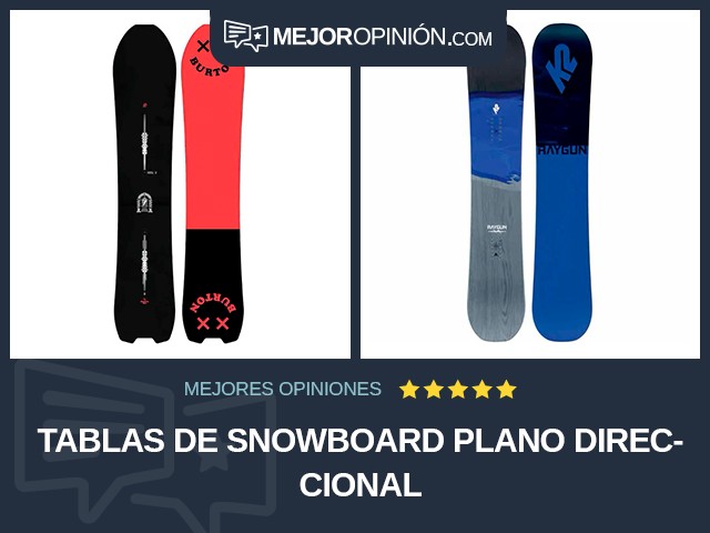 Tablas de snowboard Plano Direccional