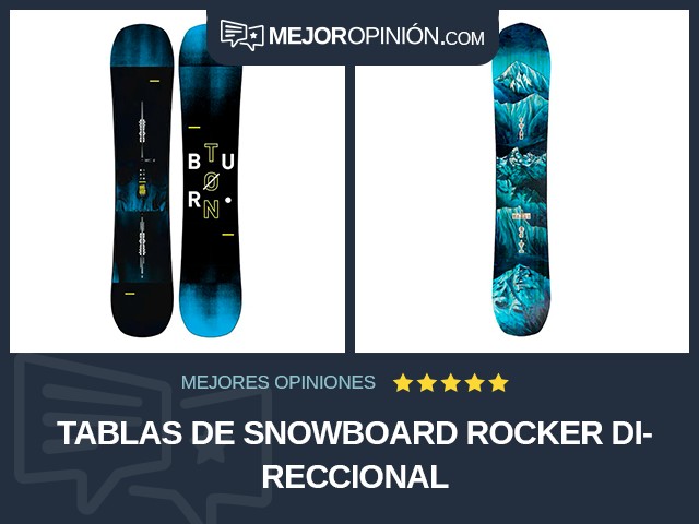 Tablas de snowboard Rocker Direccional