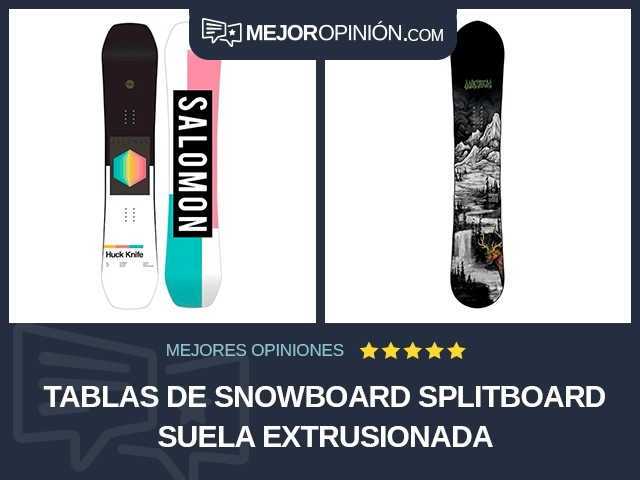 Tablas de snowboard Splitboard Suela extrusionada