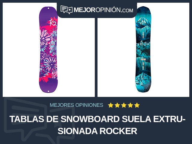 Tablas de snowboard Suela extrusionada Rocker