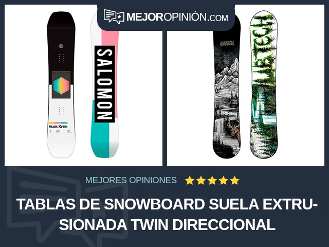 Tablas de snowboard Suela extrusionada Twin direccional