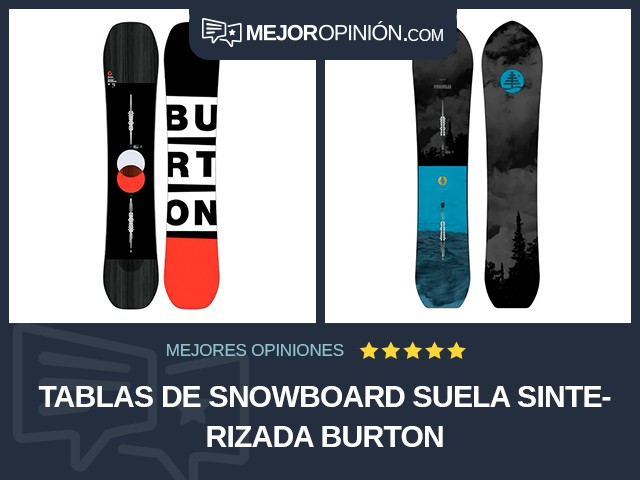 Tablas de snowboard Suela sinterizada Burton