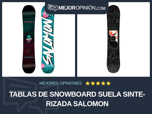 Tablas de snowboard Suela sinterizada Salomon