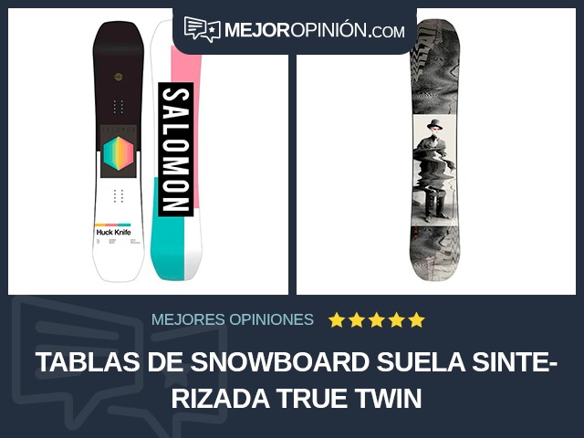 Tablas de snowboard Suela sinterizada True twin