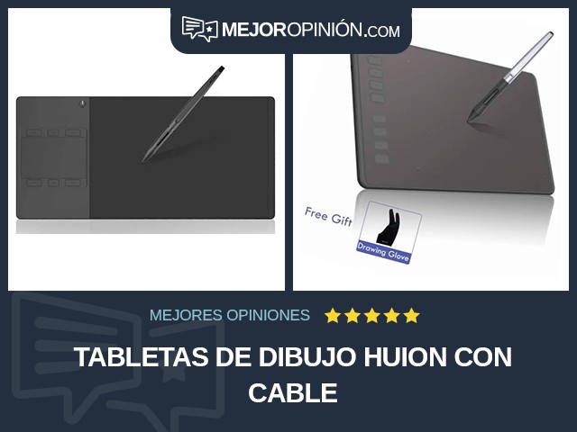 Tabletas de dibujo Huion Con cable