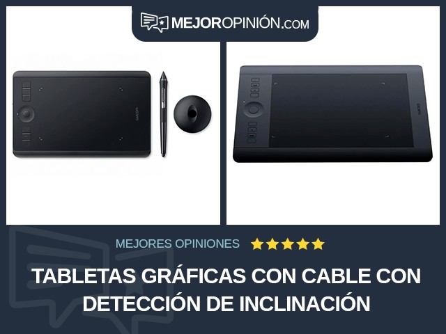 Tabletas gráficas Con cable Con detección de inclinación