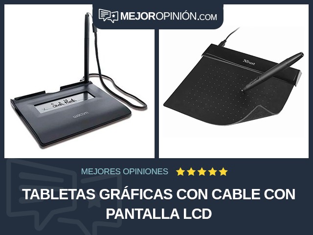 Tabletas gráficas Con cable Con pantalla LCD