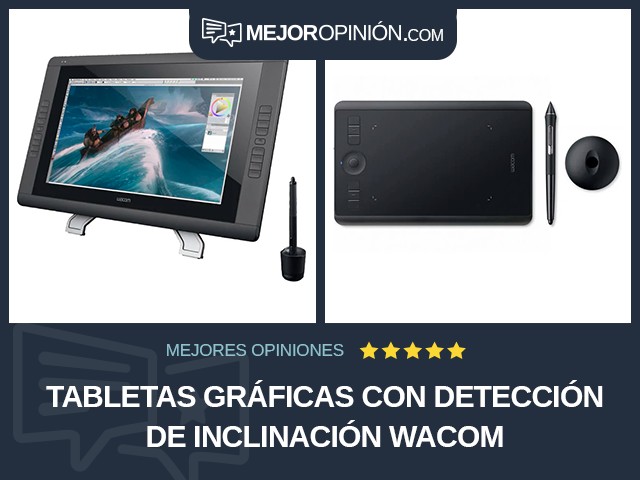 Tabletas gráficas Con detección de inclinación Wacom