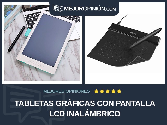 Tabletas gráficas Con pantalla LCD Inalámbrico