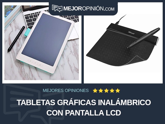 Tabletas gráficas Inalámbrico Con pantalla LCD