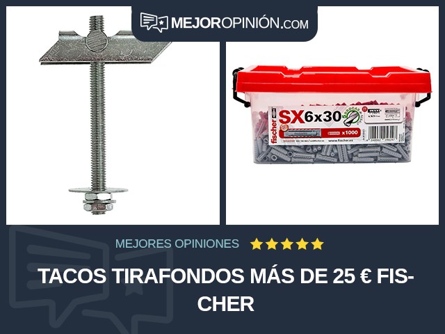 Tacos tirafondos Más de 25 € fischer