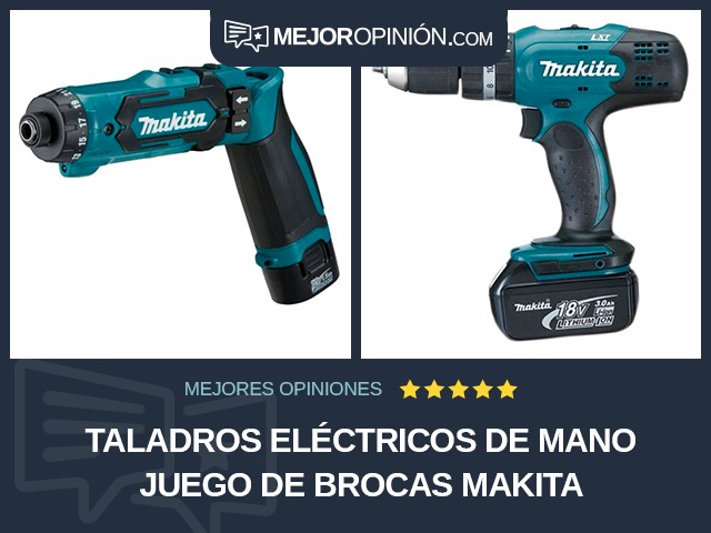 Taladros eléctricos de mano Juego de brocas Makita