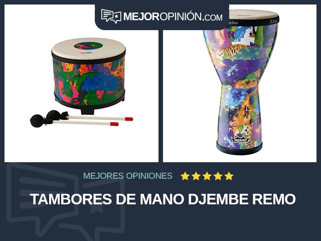 Tambores de mano Djembe Remo