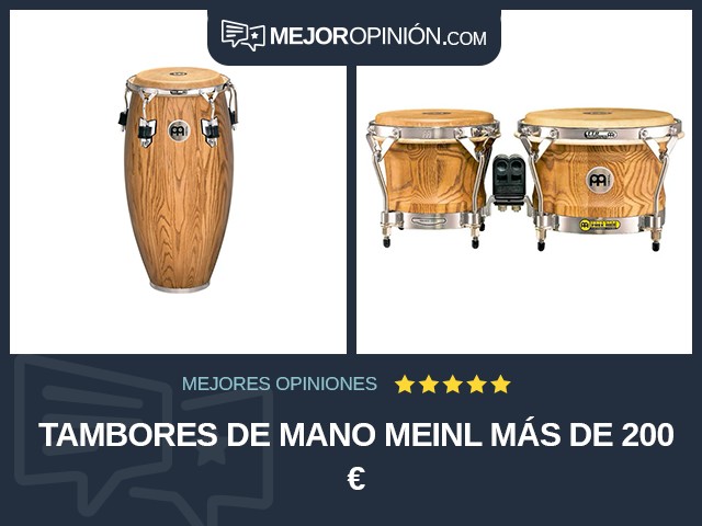 Tambores de mano MEINL Más de 200 €