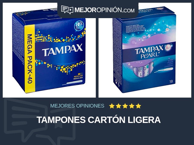 Tampones Cartón Ligera