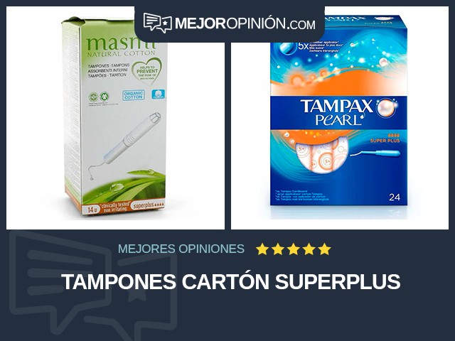 Tampones Cartón Superplus