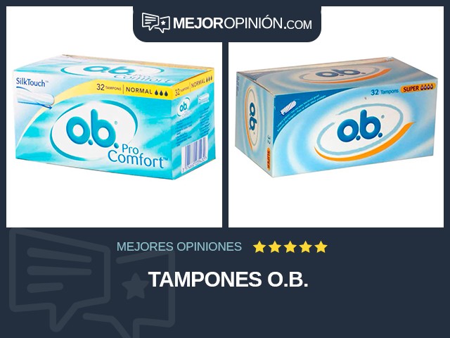 Tampones o.b.