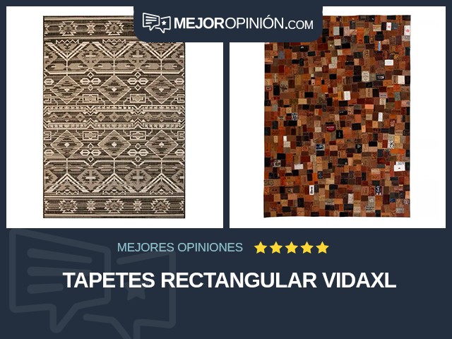 Tapetes Rectangular vidaXL