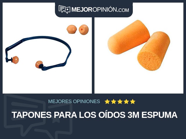 Tapones para los oídos 3M Espuma