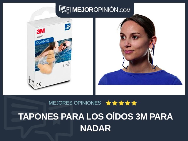 Tapones para los oídos 3M Para nadar