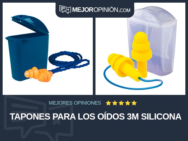 Tapones para los oídos 3M Silicona