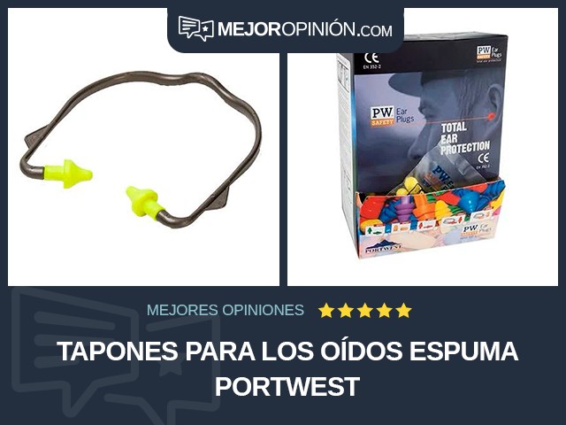 Tapones para los oídos Espuma Portwest